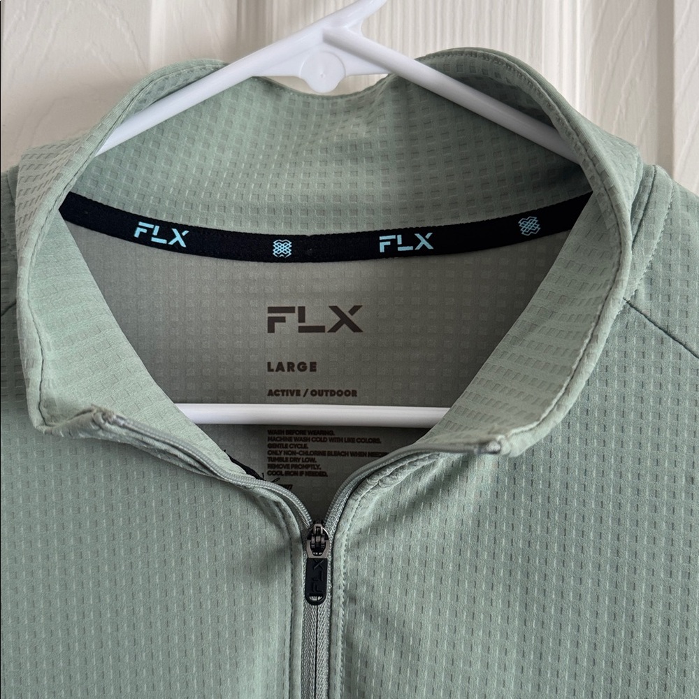 Brand new with tags men’s size large FLX brand 1/4 zip pullover. - Picture 2 of 7